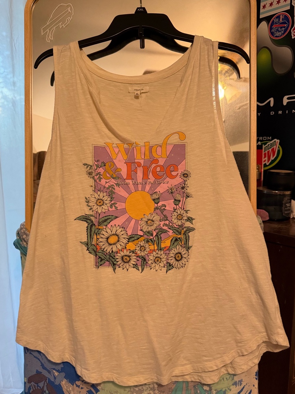 Wild & Free Floral Graphic Tank Top